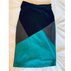 🌸 5 for $25 Color block Pencil skirt